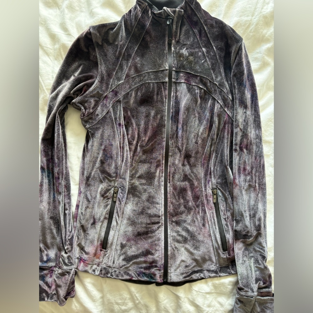 Lululemon Athletica Purple Velvet Hoodie